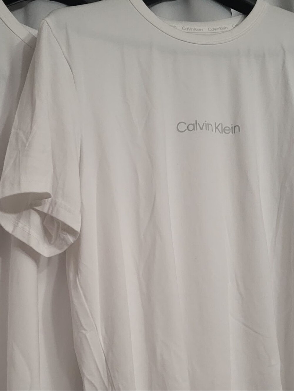 Calvin Klein Ultra Soft Modal Sleepwear Crewneck Tee Medium White New